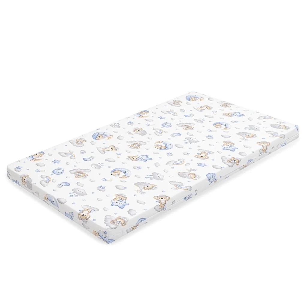 Detský penový matrac New Baby STANDARD 120x60x6 cm koala modrý ,