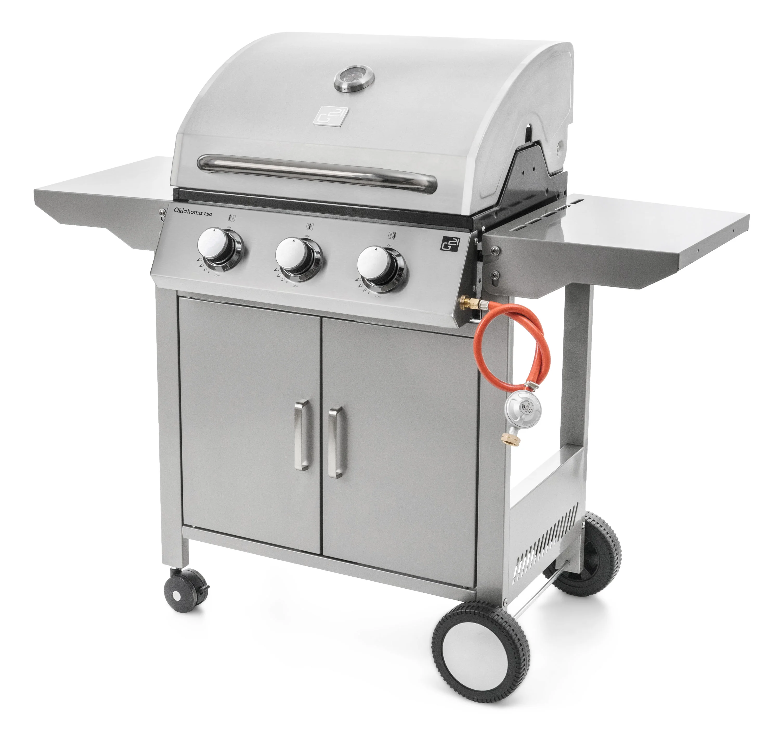 Plynový gril G21 Oklahoma BBQ Premium Line 3 horáky + zadarmo redukčný ventil GA-BBQOKL