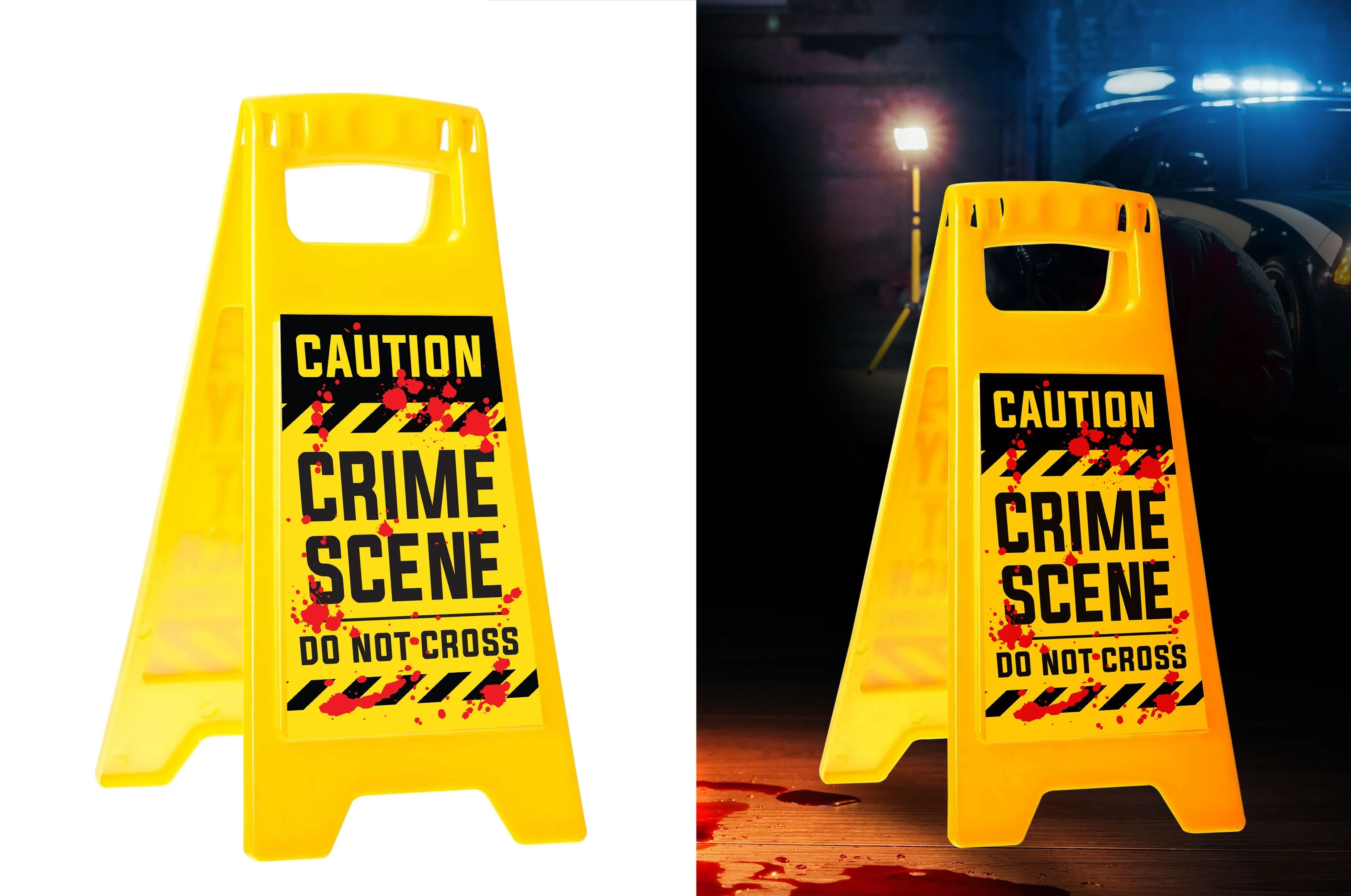 Výstražný stojan CRIME SCENE 31x3x53cm