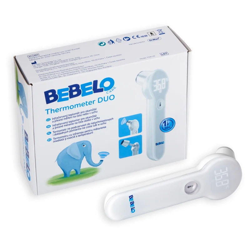 BEBELO Thermometer DUO infračervený teplomer 1×1 ks, teplomer