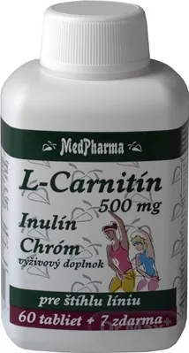 MedPharma L-CARNITÍN 500 MG + INULÍN + CHRÓM