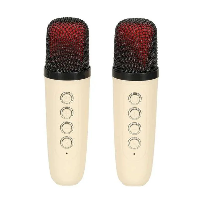 MG Sing Set V2 Bluetooth Karaoke mikrofóny + reproduktor, béžový