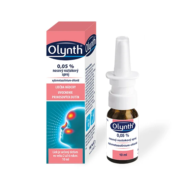 Olynth 0,05 % 1×10 ml, liek, aerodisperzia