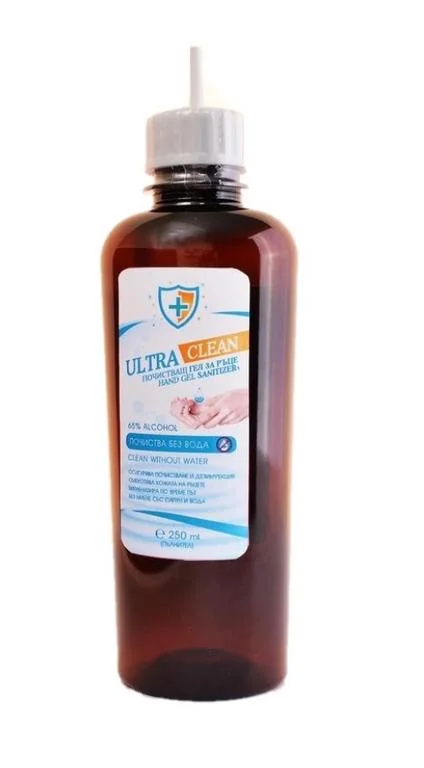 Ultra Clean - dezinfekčný gél 1×250 ml, roztok alkoholu 65%