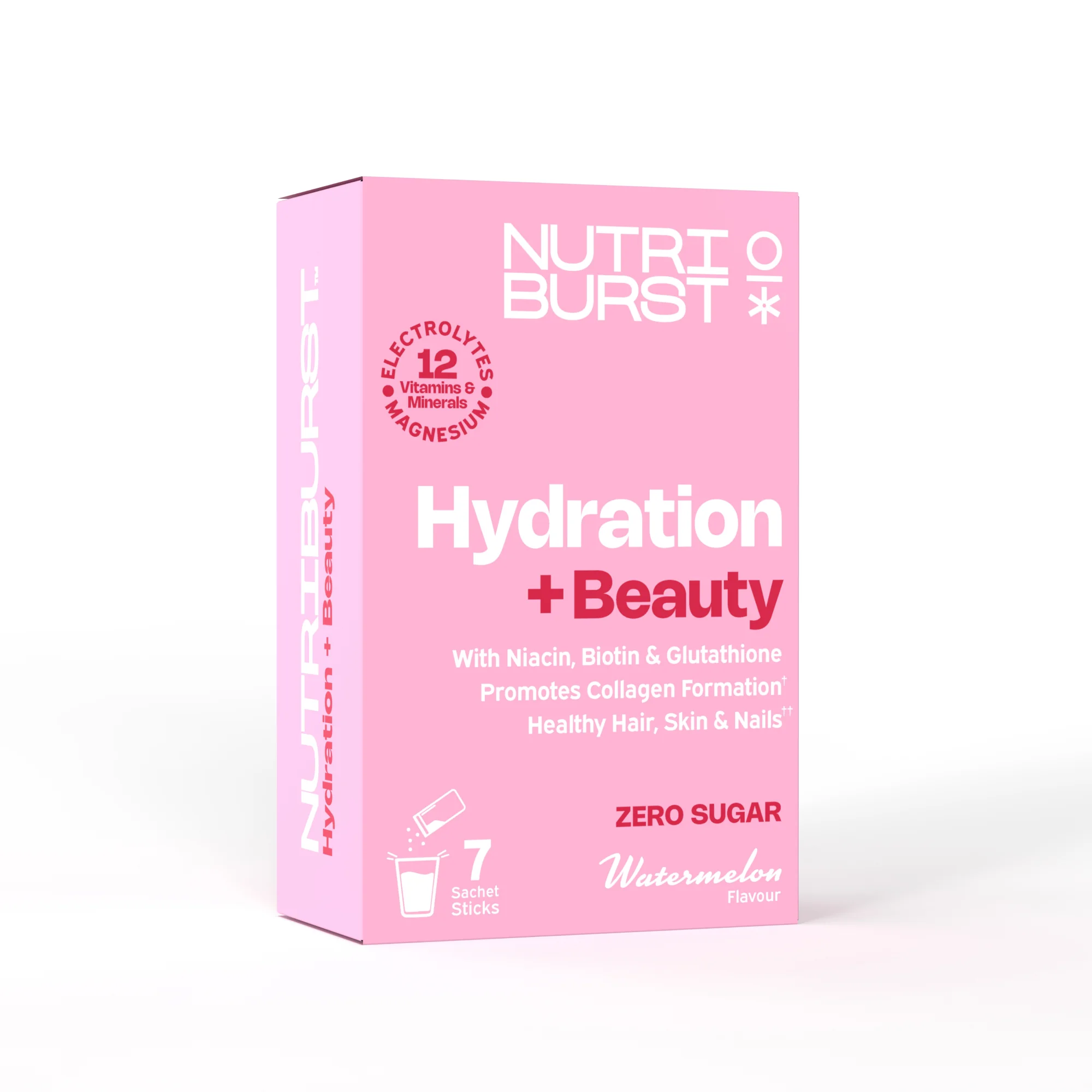 Nutriburst Elektrolyty Beauty hydratačný nápoj 7 ks