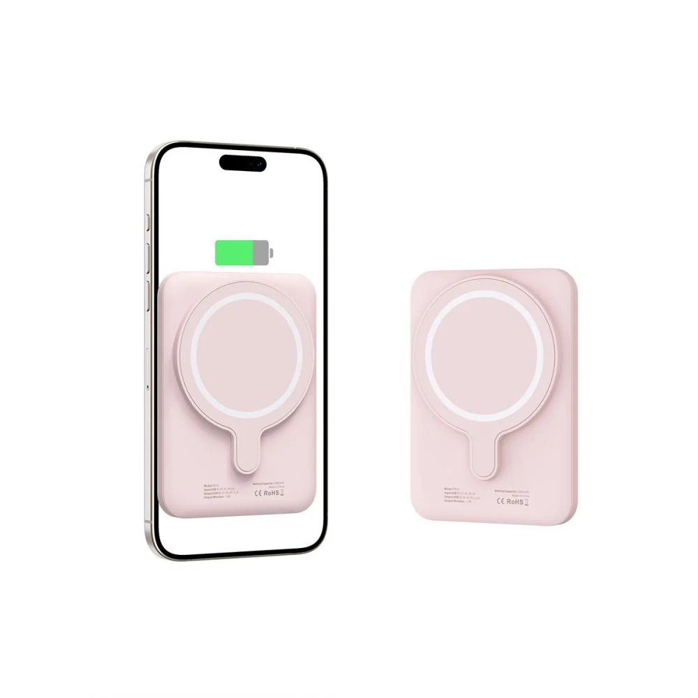 Tech-Protect PB10 LifeMag MagSafe Power Bank 5000mAh, ružové