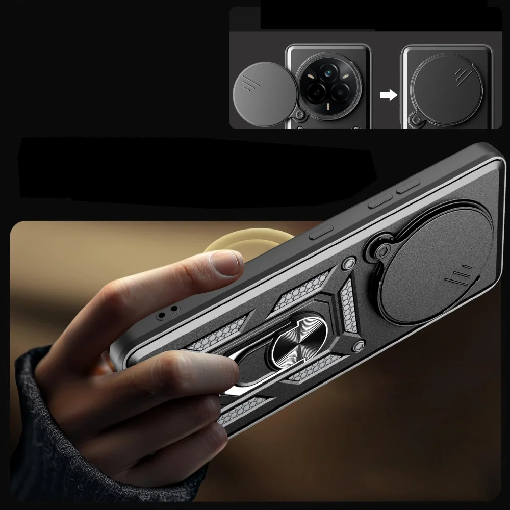 Tech-Protect Camshield kryt na Realme 14 Pro 5G, čierny