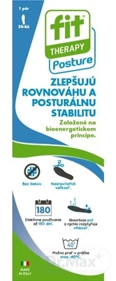 FIT THERAPY Posture Vložky do topánok 1×1 ks, veľ. 39-46 pánske