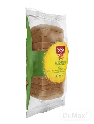 Schär MAESTRO VITAL chlieb 1×350 g, bezgluténový, kysnutý, viaczrnný, krájaný