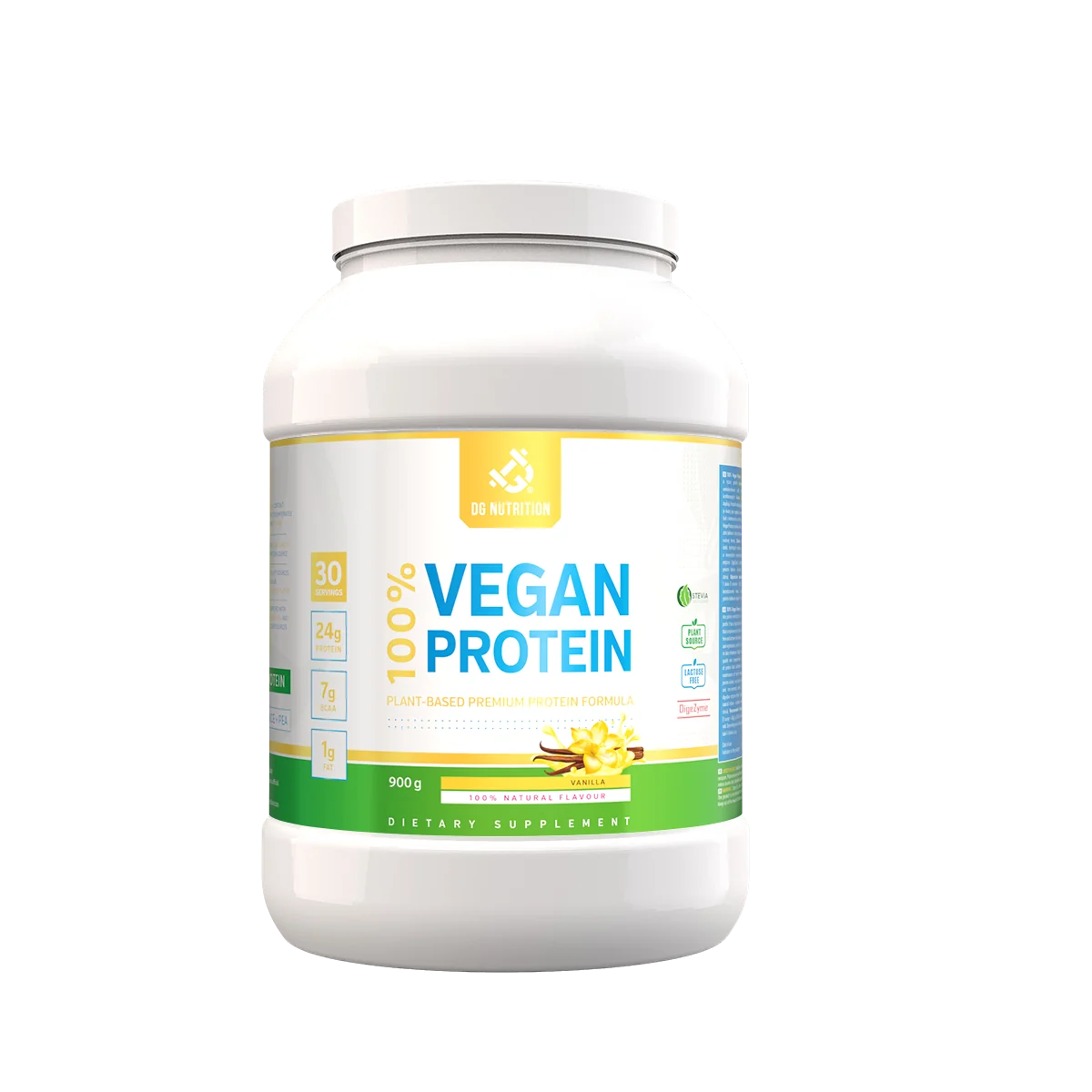 100% Vegan Pure Premium Vanilka (100% Narutal flavour) 900 g