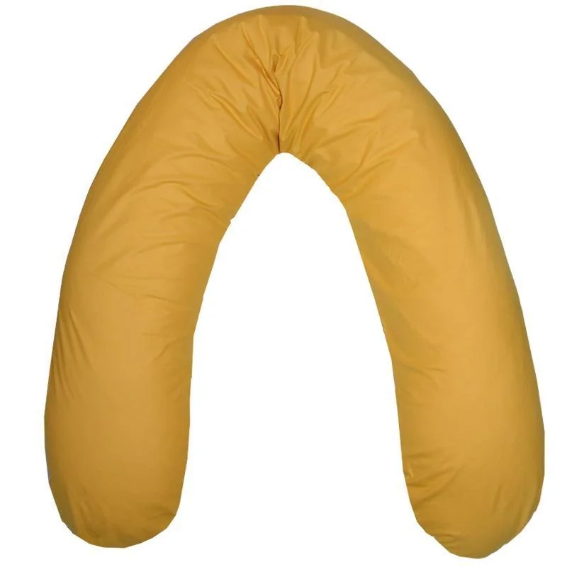 Vankúš na dojčenie Mustard Yellow 180cm