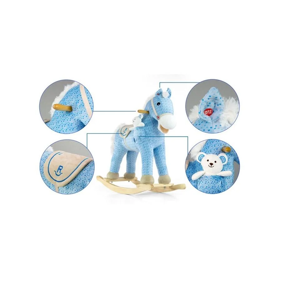 Hojdací koník s melódiou Milly Mally Pony Gray Dot , 20C32862