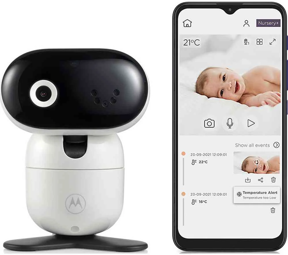 PIP 1010 Connect video pestúnka MOTOROLA 1×1 ks, smart detská pestúnka