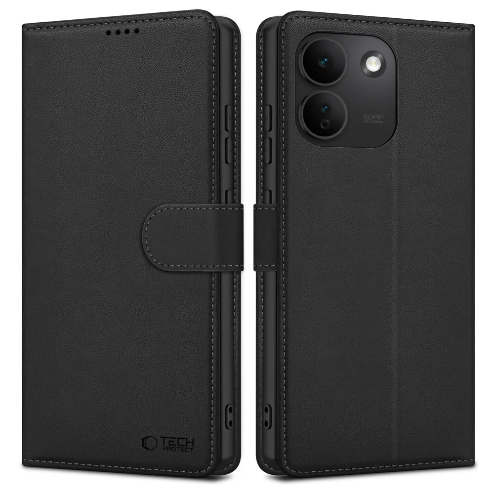 Tech-Protect Wallet knižkové puzdro na Xiaomi Redmi Note 17 Pro Max 5G, čierne