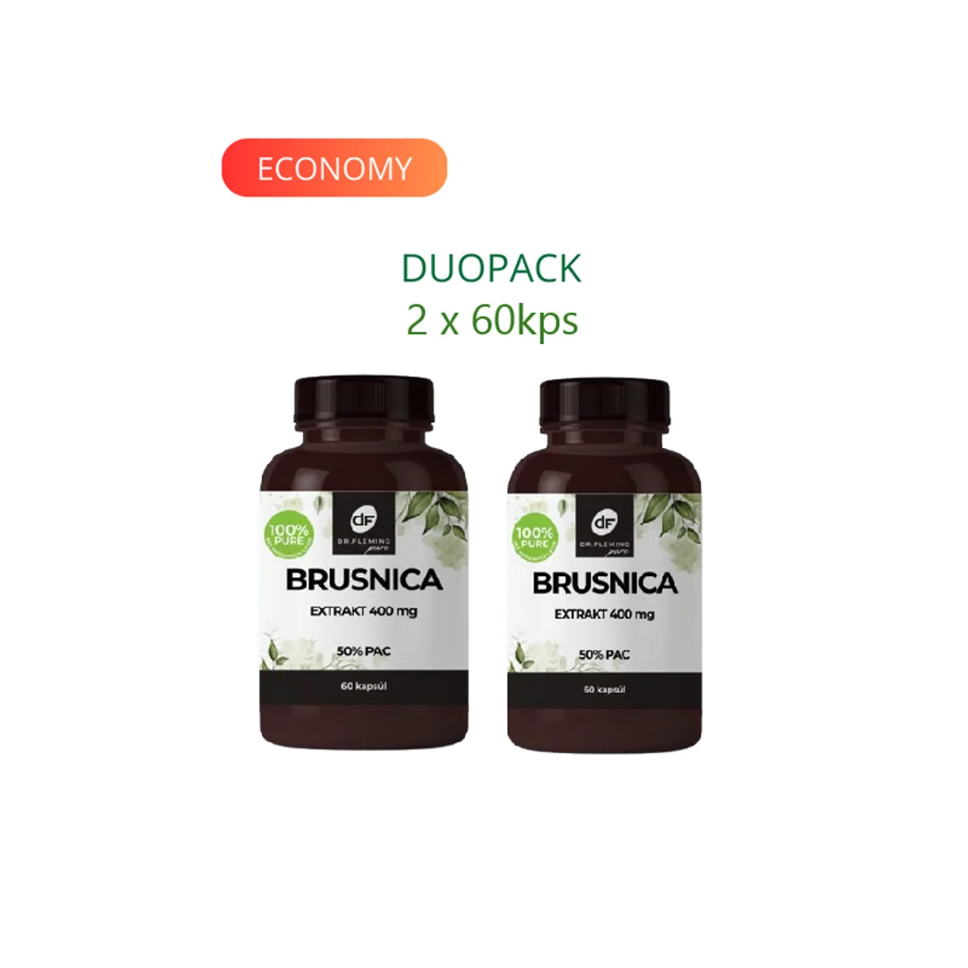 DR. FLEMING Brusnica extrakt 400mg 50% PAC 120ks DUOPACK