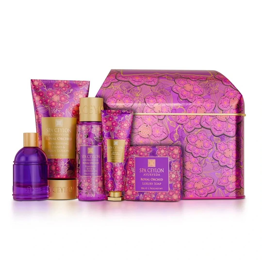 Kozmetická rozmaznávacia súprava - Royal Orchid Sada produktov