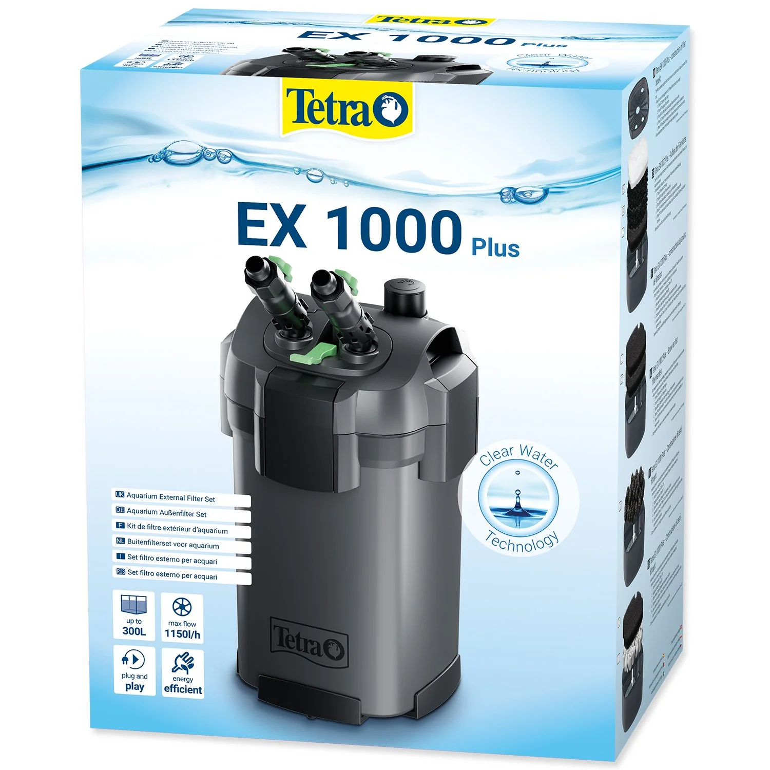 Filter Tetra EX 1000 Plus vonkajší, 540l/h