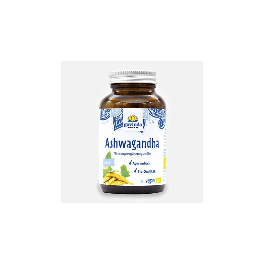 Govinda Ashwagandha energia, vitalita, sex, 90 kapsúl, 45 g,  BIO