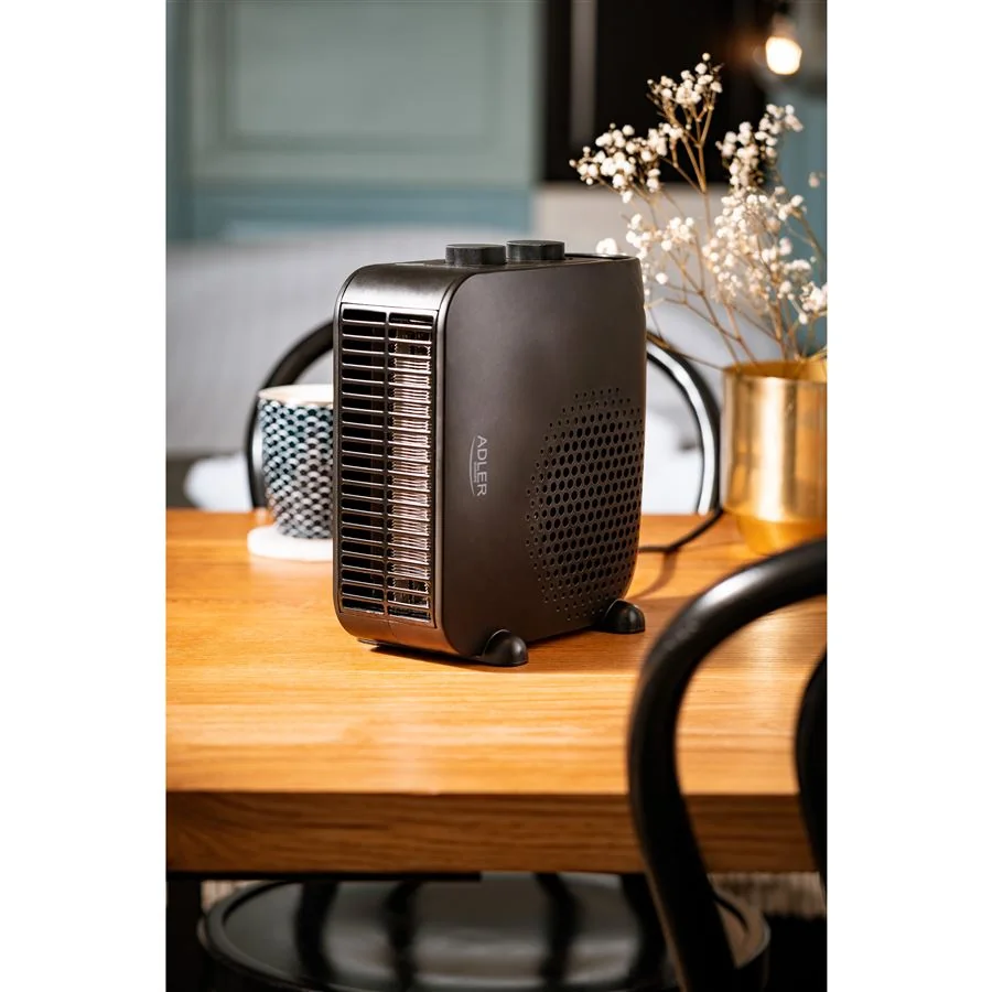 Teplovzdušný ventilátor Adler AD 7725 black