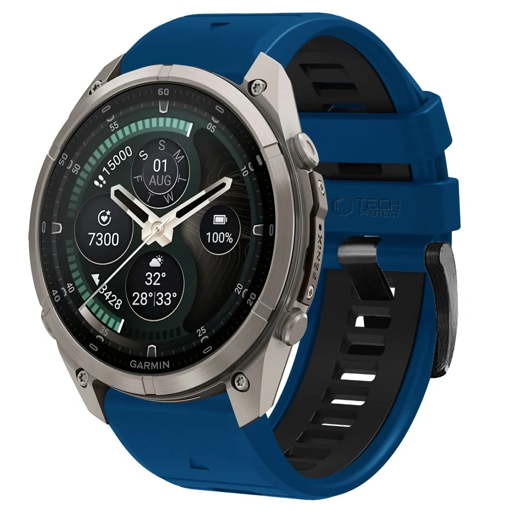 Tech-Protect IconBand remienok Garmin QuickFit 26mm, navy / black