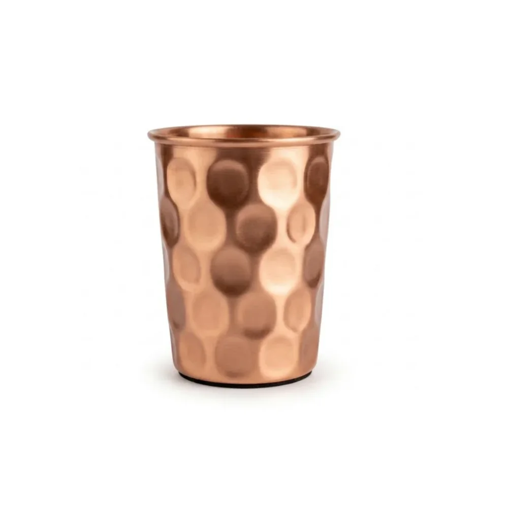 Medený pohárik na vodu diamantový 300 ml