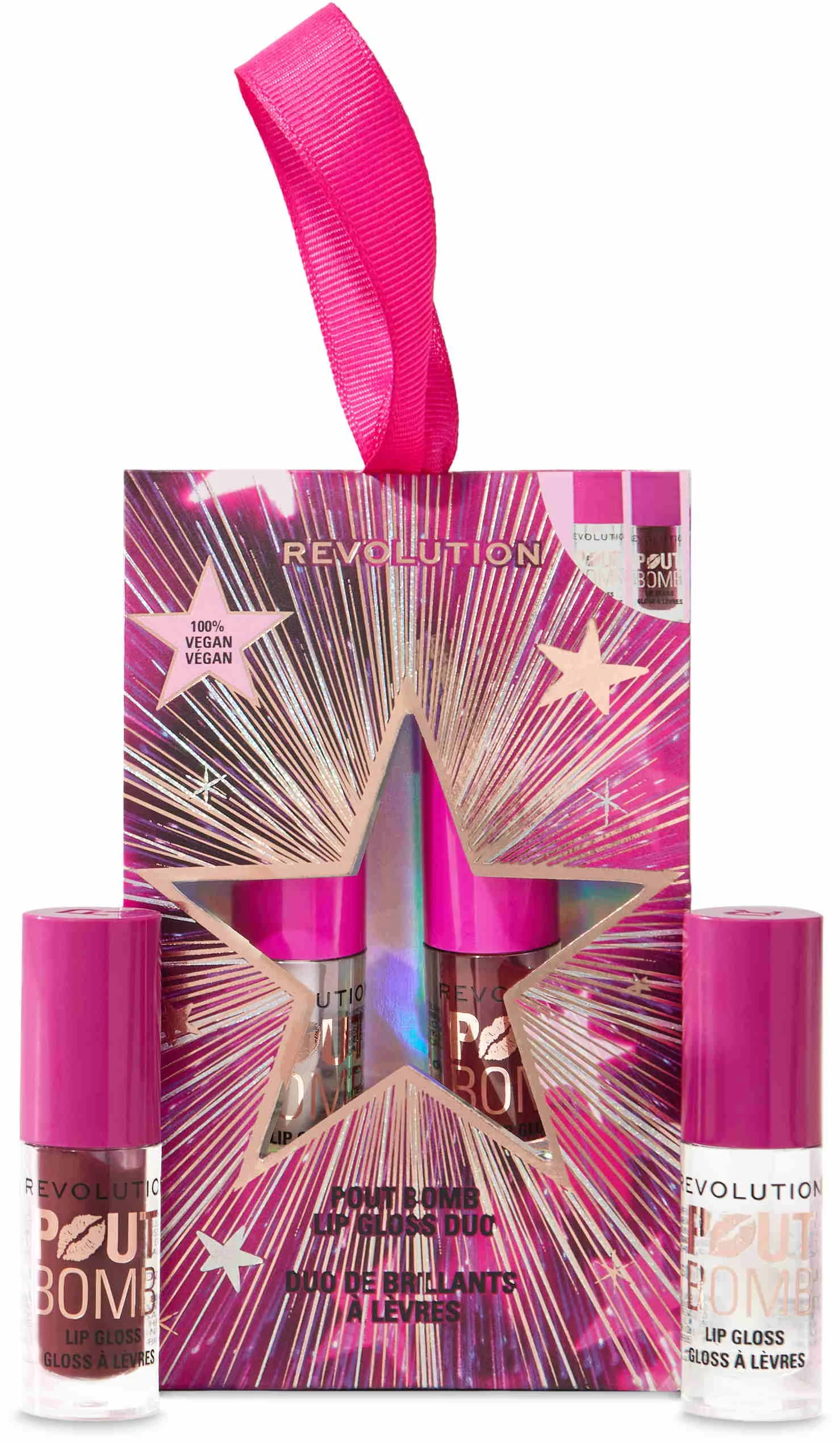 Revolution Pout Bomb Plumping Mini Lip Gloss Set 1 set