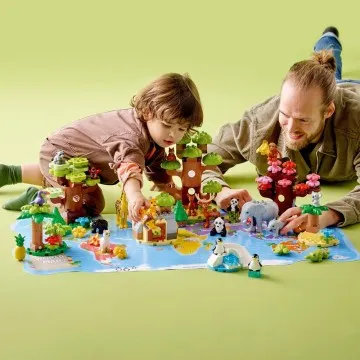 LEGO® DUPLO® 10975 Divoké zvieratá sveta 1×1 ks, lego stavebnica