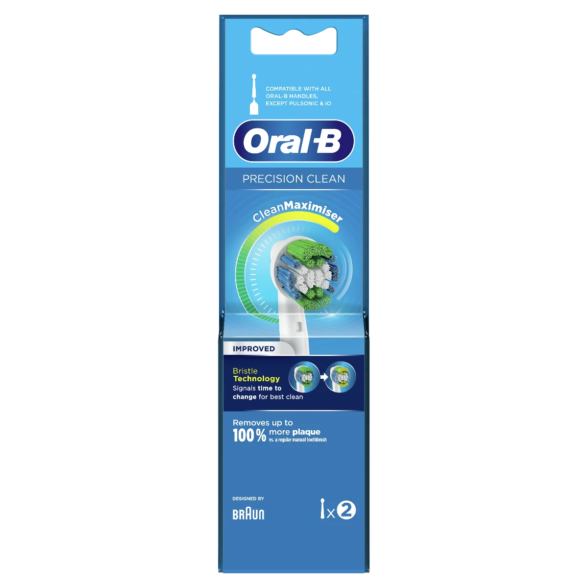Oral B Náhradné hlavice Precision Clean 1×2 ks, pre dokonalejšie čistenie