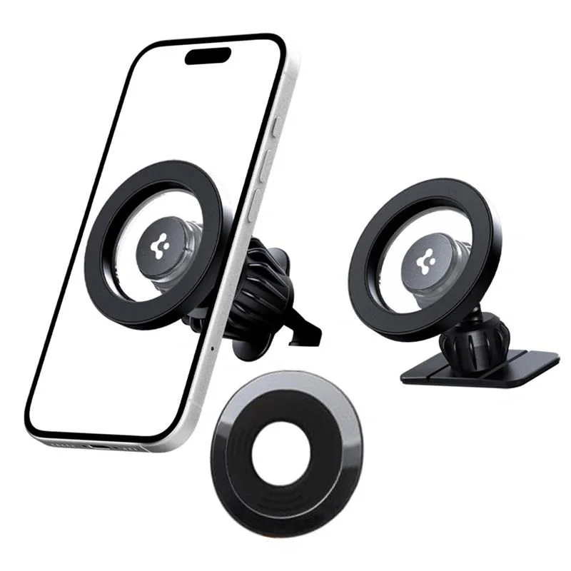 Spigen MFT13 Dashboard & Vent MagSafe držiak na mobil do auta, čierny