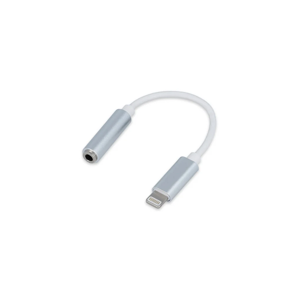 SETTY adaptér Lightning - audio jack 3,5mm, biela (GSM112227)