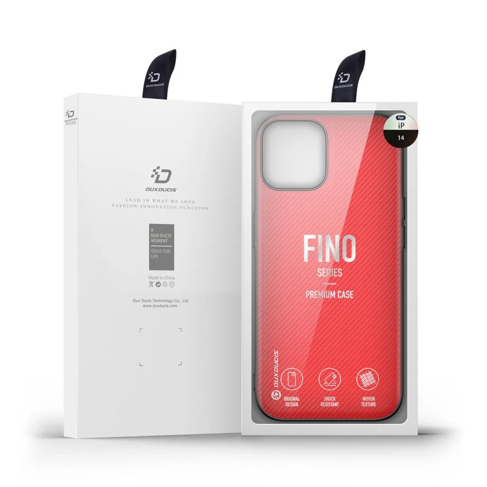 Puzdro FINO series pre Apple iPhone 14 - Červená