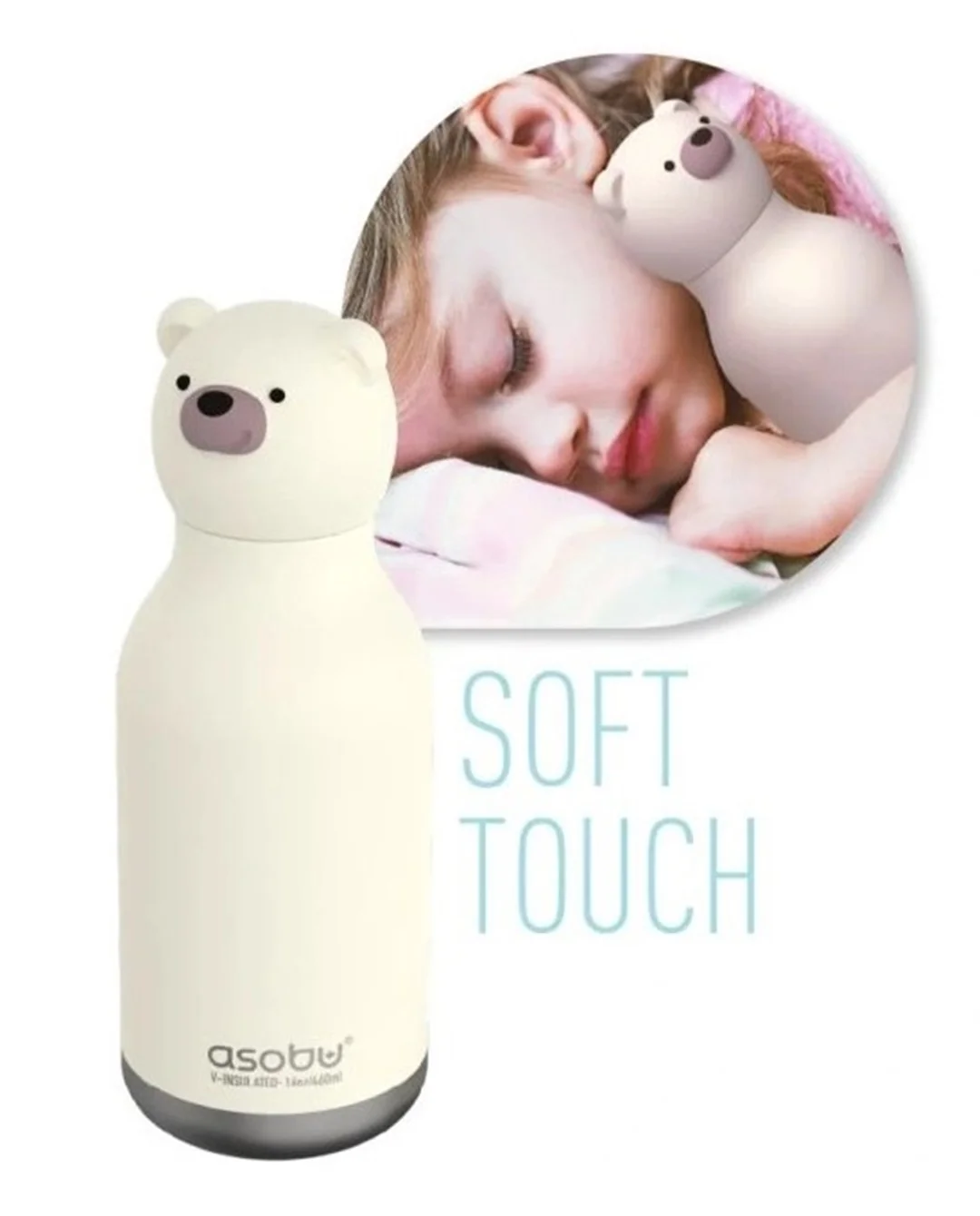 Bestie Bottles fľaša na pitie medvedík Detská termoska