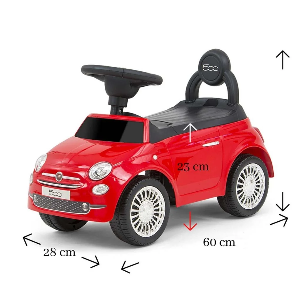 Detské odrážadlo Milly Mally FIAT červené , 20C45599