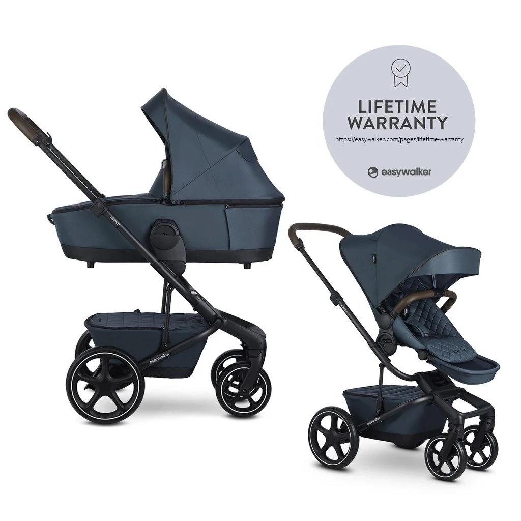 Easywalker Harvey⁵ Premium kočík kombinovaný 2v1 Jade Green LITE RWS