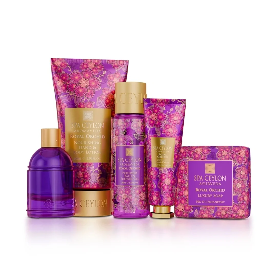 Kozmetická rozmaznávacia súprava - Royal Orchid Sada produktov