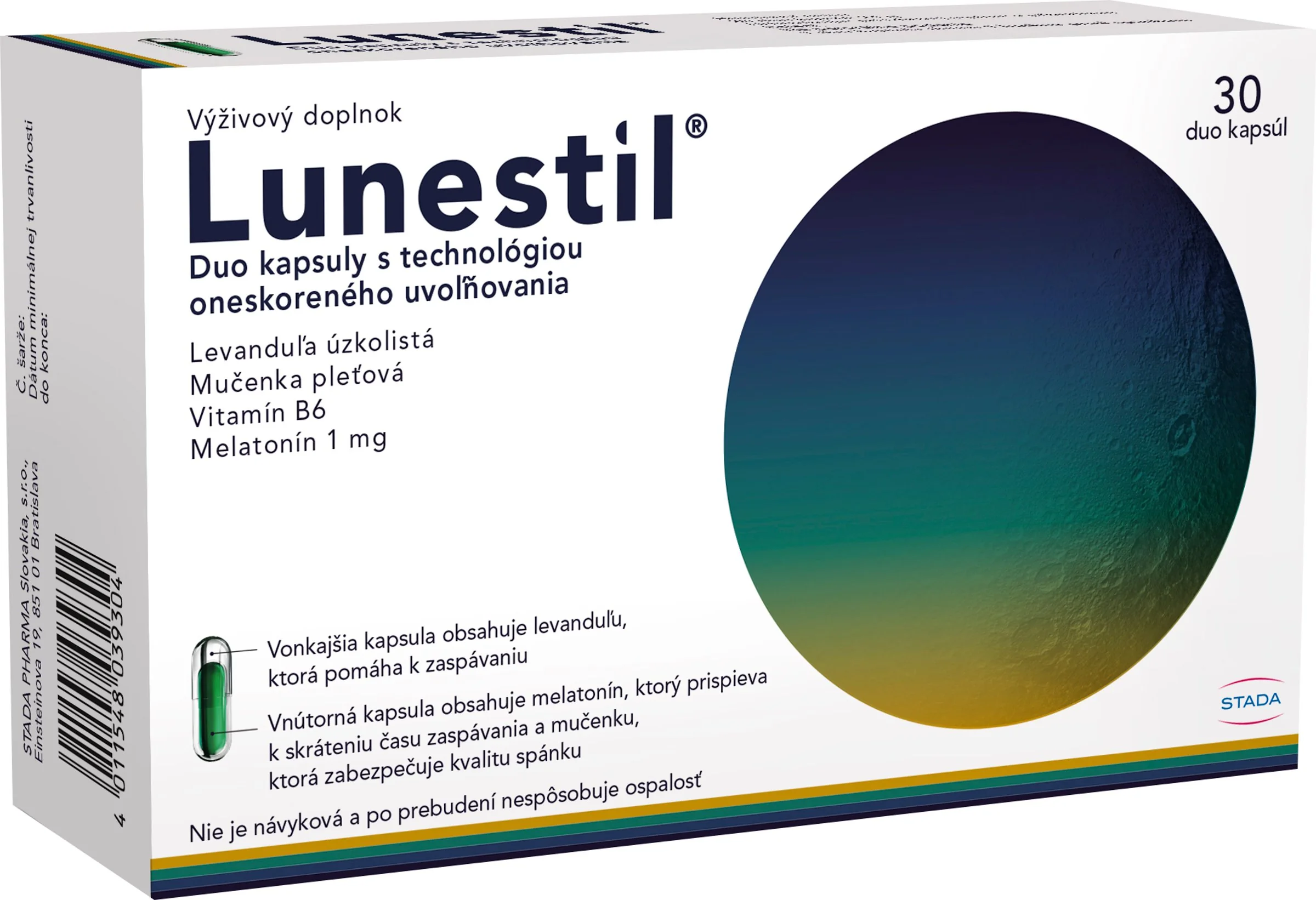 STADA Lunestil 1×30 cps, výživový doplnok