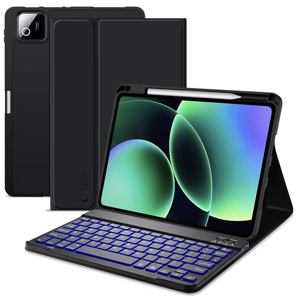 Tech-Protect SC Pen Keyboard puzdro s klávesnicou na Xiaomi Pad 7 / 7 Pro / 8 / 8 Pro 11.2'', čierne Pro / 8 / 8 Pro 11.2'', čierne