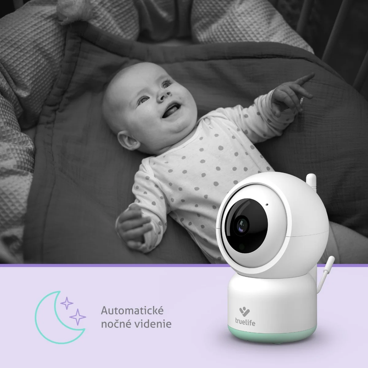 TrueLife NannyCam R3 Smart 1×1 ks, detská pestúnka