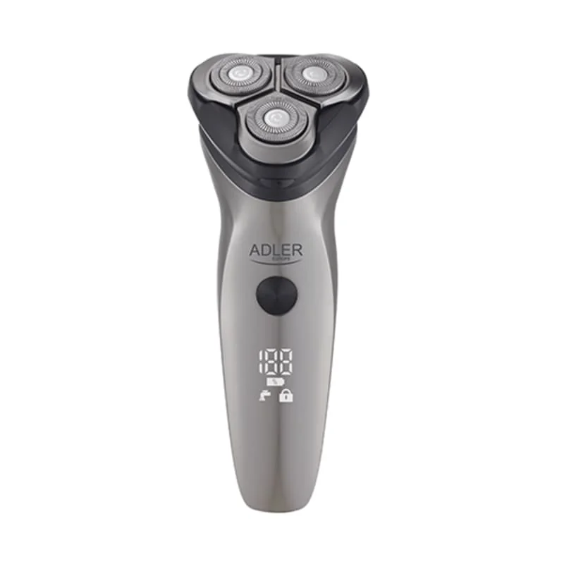 Adler Elektrický holiaci strojček so zastrihávačom fúzov - led - usb- ipx7
