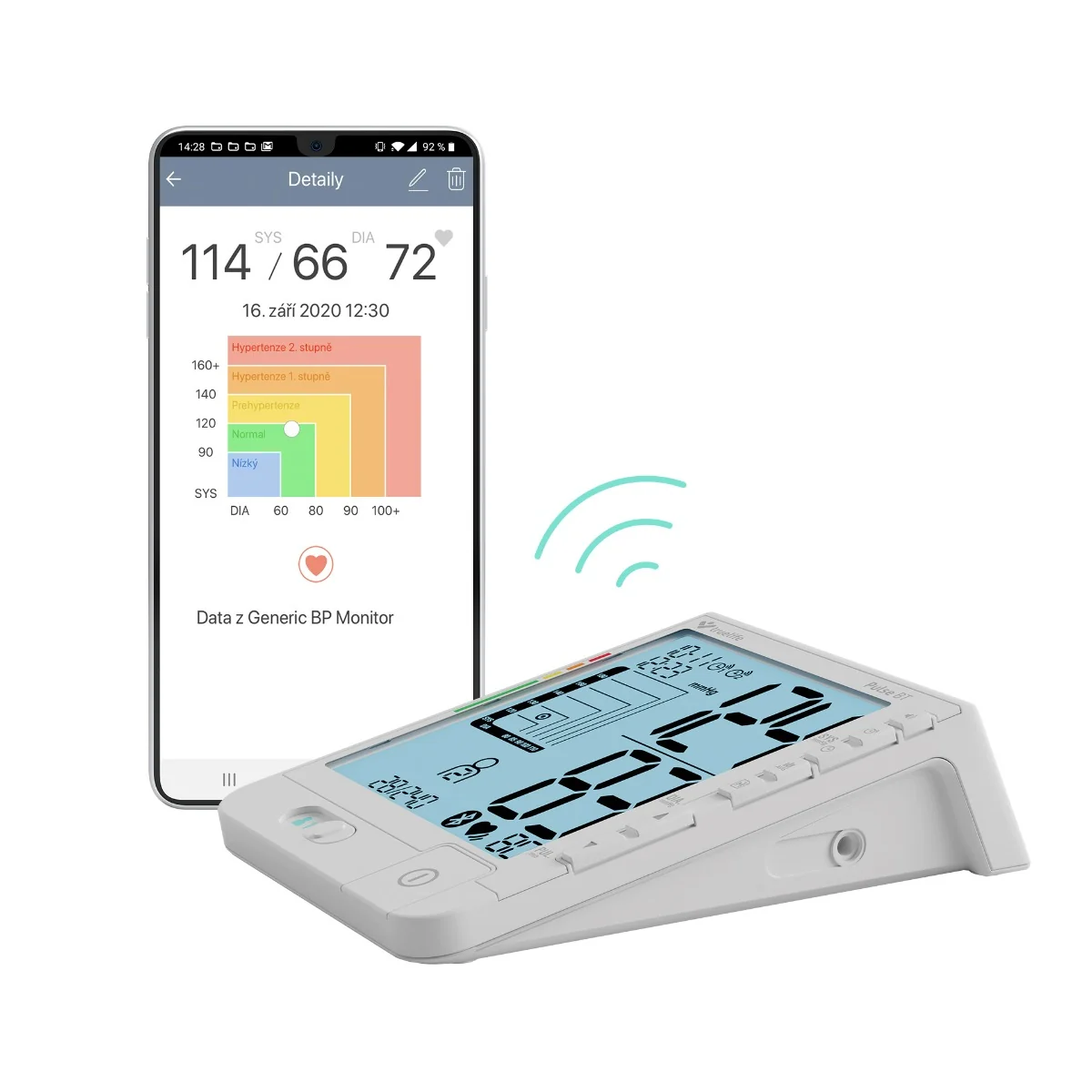 TrueLife Pulse BT 1×1 ks, digitálny tlakomer