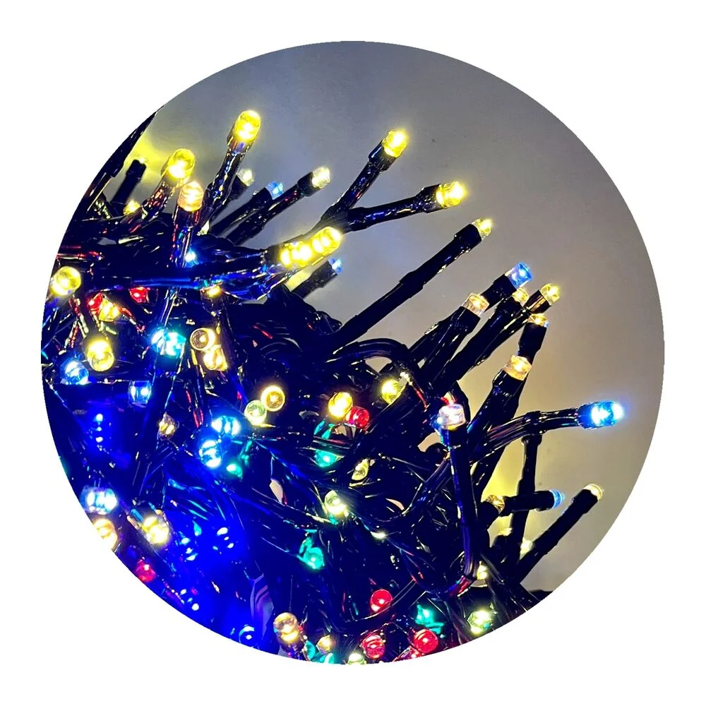 Modee Lighting LED vianočná reťaz 384 LED 2,1m multicolor