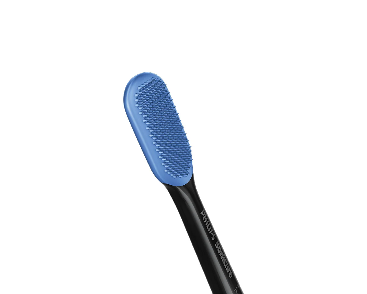 Philips - Hlavice na jazyk HX8072/11 TongueCare+ pre Sonicare 3. generácie, čierna 1×2 ks, hlavica na čistenie jazyka