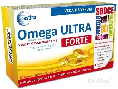 Astina Omega ULTRA FORTE 1×60 cps, výživový doplnok
