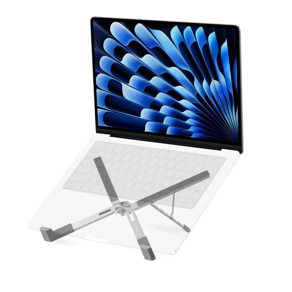 Tech-Protect ULS300 univerzálny stojan na notebook, strieborný