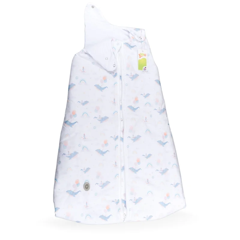 XKKO LUX multifunkčný detský spací vak 2v1 Sky Whale 70 cm