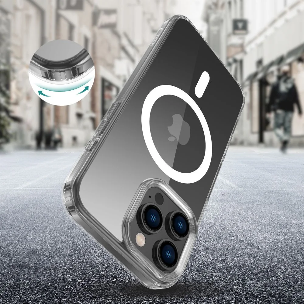 Tech-Protect Flexair Hybrid MagSafe kryt na iPhone 16 Pro Max, priesvitný pre iPhone 16 Pro Max