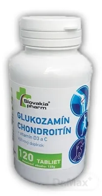 Slovakiapharm Glukozamín Chondroitín + vitamín D3, C