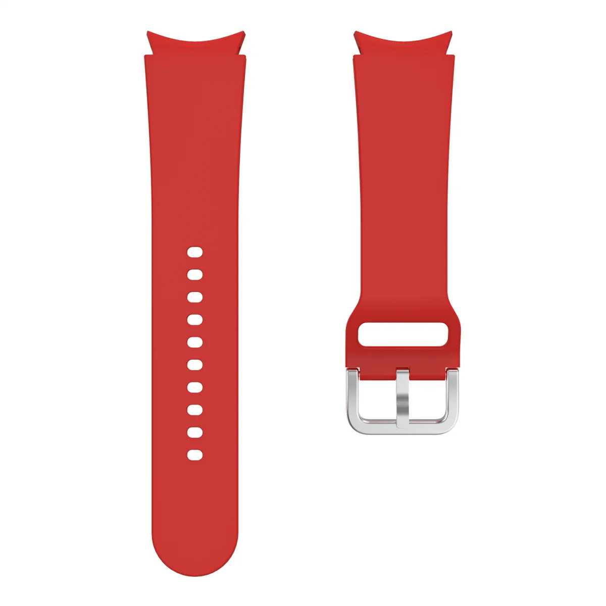 Bstrap Silicone remienok na Samsung Galaxy Watch 4 / 5 / 5 Pro / 6 red