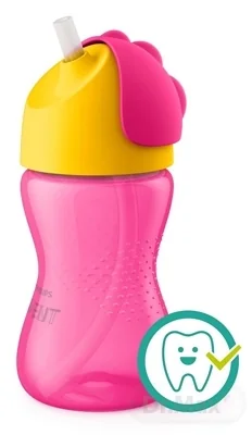 AVENT HRNČEK so slamkou 300 ml (0% BPA) 1×1 ks, od 12 mesiacov, pre dievča