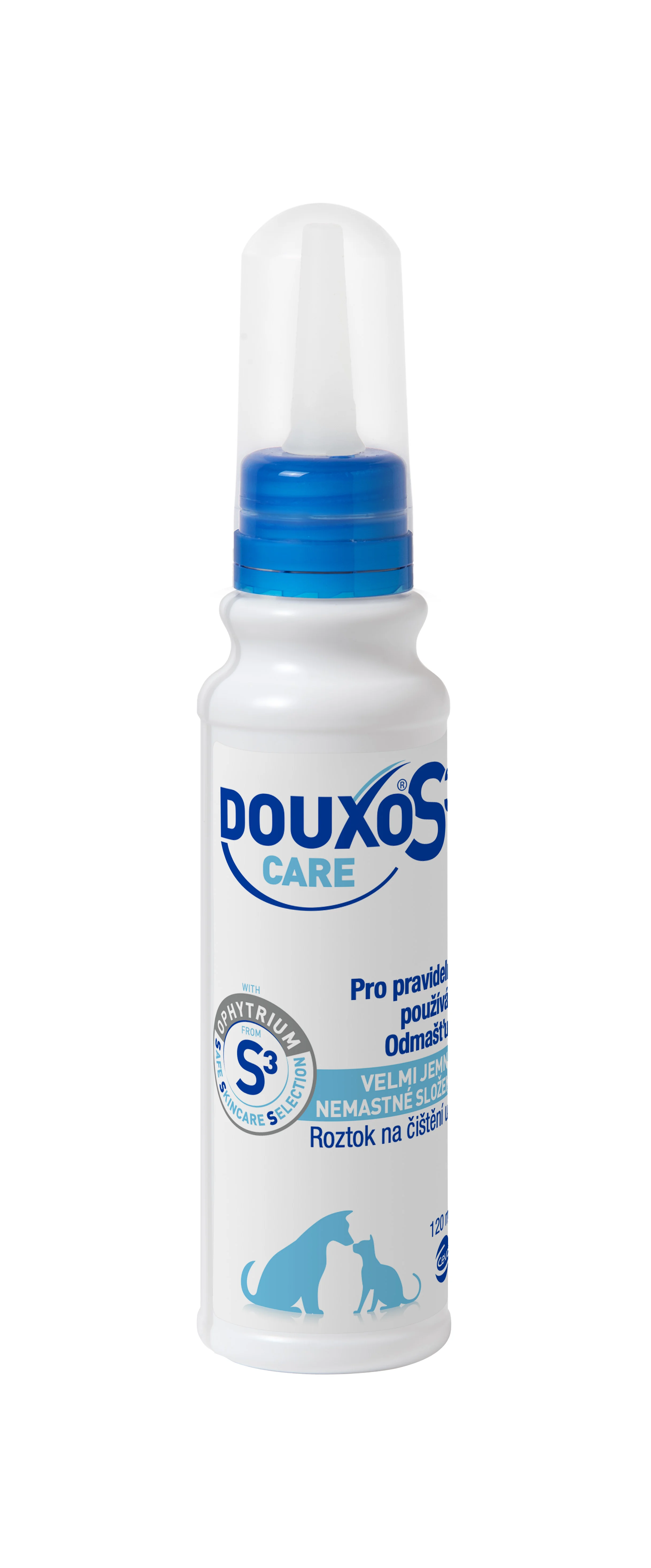 Douxo S3 Care roztok na čistenie uší 120 ml